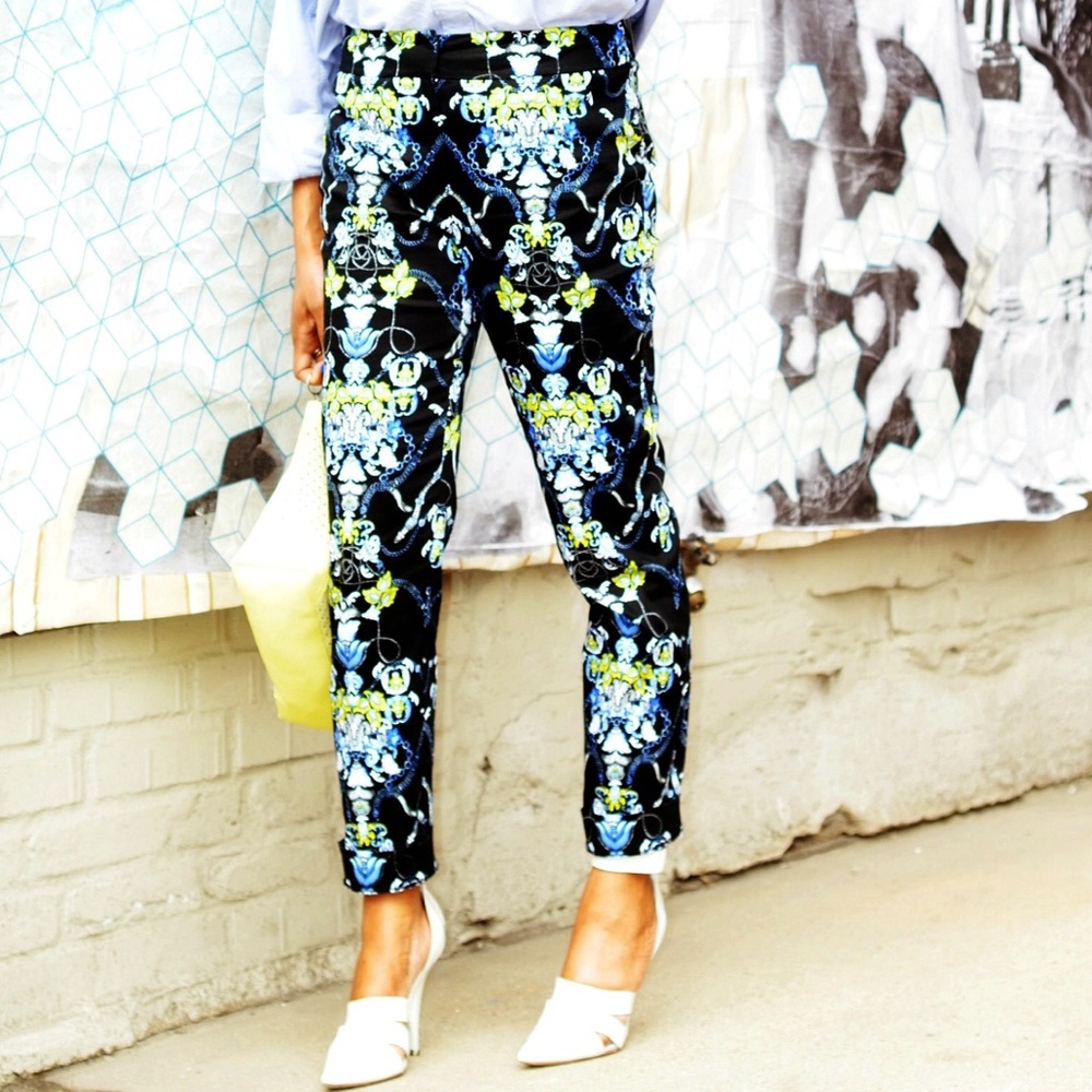 Nine West Print Pants